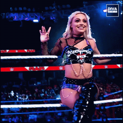 Woman In Wrestling Ring With Diva Direct GIF