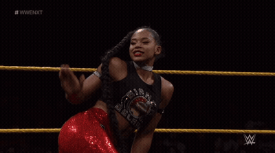 Woman In Wrestling Ring With #WWE NXT GIF