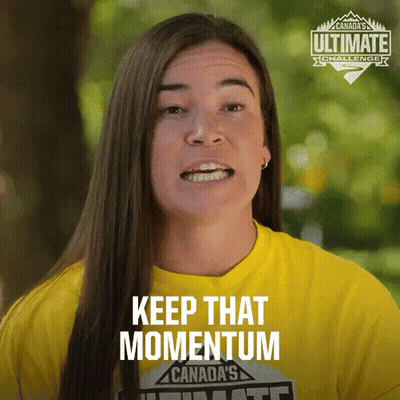 Woman In Yellow Canada Shirt GIF