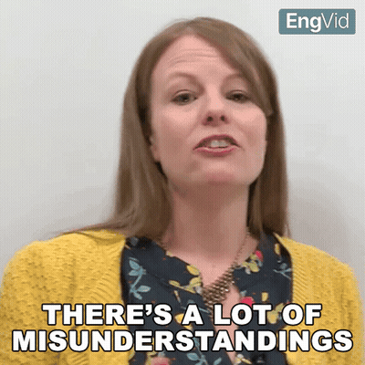 Woman in Yellow Cardigan Says There's a Lot of Misunderstandings