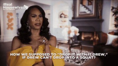 Woman In Yellow Dress Real Housewives Show GIF