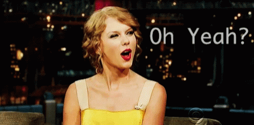 Woman In Yellow Dress Saying Oh Yeah GIF
