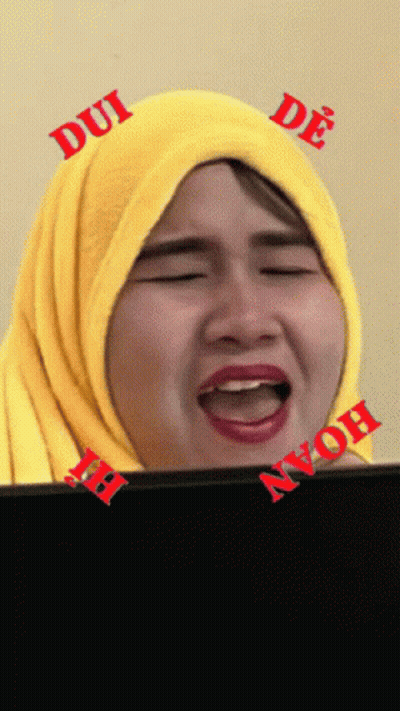Woman In Yellow Head Scarf Dui De GIF