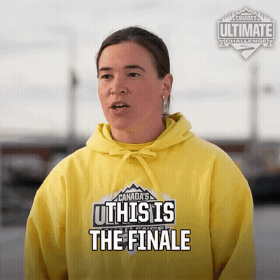 Woman In Yellow Hoodie Canada's Ultimate Challenge GIF