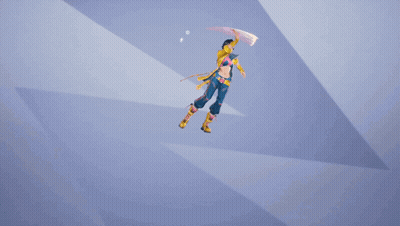 Woman In Yellow Jacket Holding Yellow Circle GIF