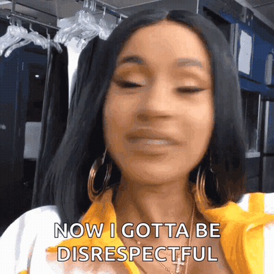 Woman In Yellow Jacket Saying Now I Gotta Be Disrespectful GIF