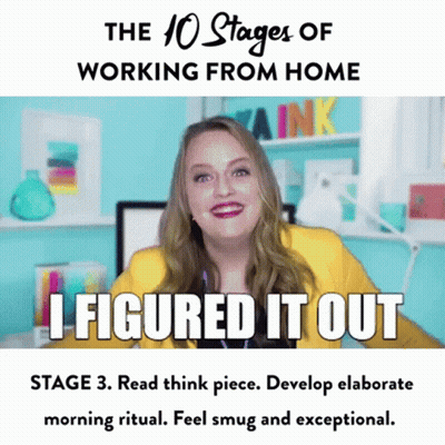 Woman In Yellow Jacket Says I Figured It Out GIF