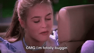 Woman In Yellow Plaid In Car Says I Totally Paused GIF