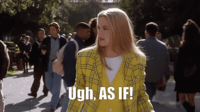 Woman In Yellow Plaid Jacket Saying Ugh In Crowd GIF