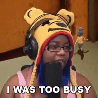 Woman In Yellow Pooh Hat Headphones Talking Microphone GIF