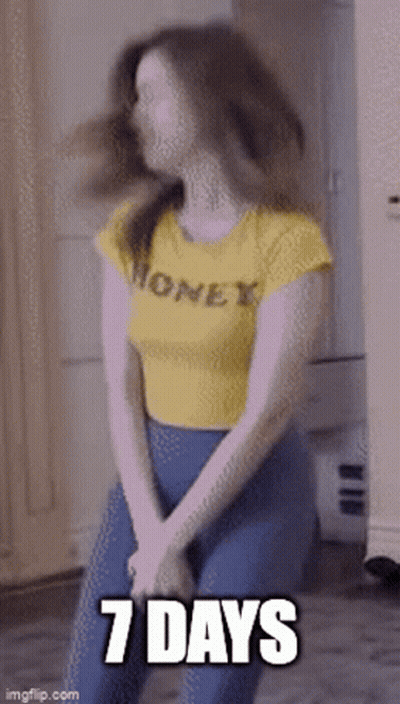 Woman In Yellow Shirt Saying Honey Dancing GIF
