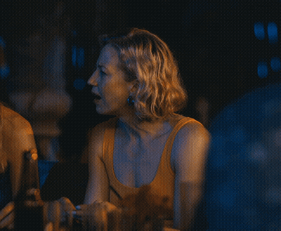 Woman In Yellow Tank Top GIF