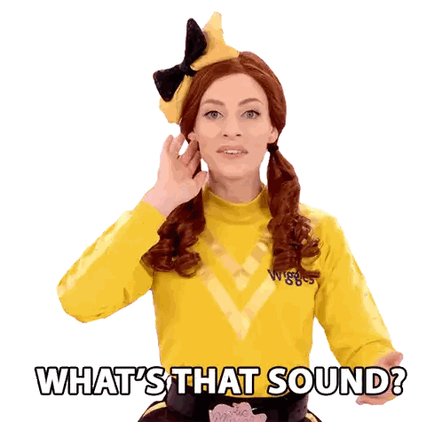 Woman In Yellow Wiggles Shirt Sticker