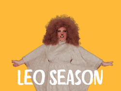Woman It's Leo Season GIF