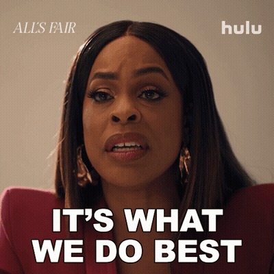 Woman It's What We Do Best Red Jacket GIF