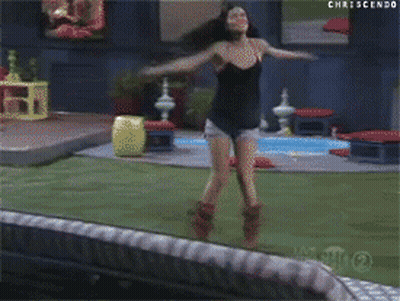 Woman Jumping In Air Glorious GIF