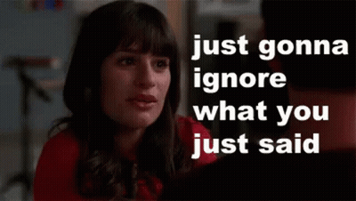 Woman Just Gonna Ignore What You Just Said GIF