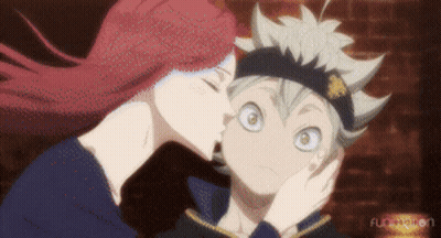Woman Kissing Boy On Cheek Funimation GIF