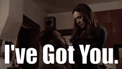 Woman Kissing Man With I Got You GIF