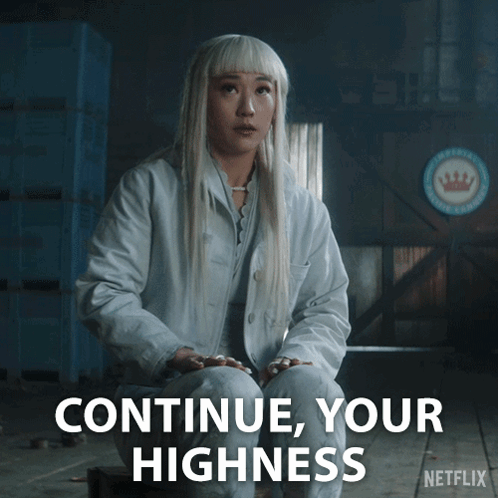 Woman Kneeling Continue Your Highness GIF