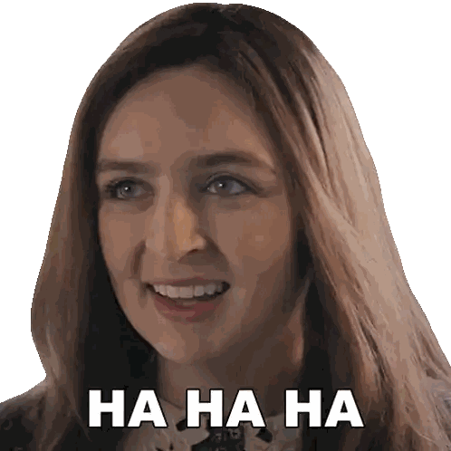 Woman Laughing Ha Ha Ha Sticker
