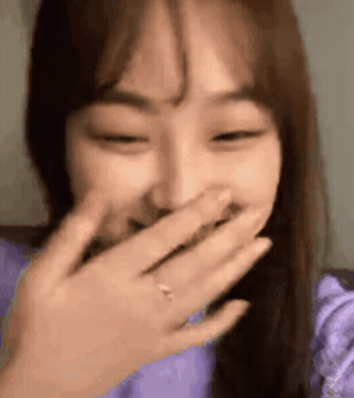 Woman Laughing Hand Over Mouth GIF