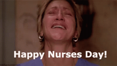 Woman Laughing Happy Nurses Day