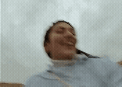 Woman Laughing Making Funny Face Blurry GIF