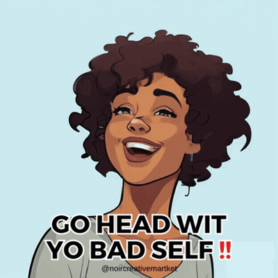 Woman Laughing Saying Go Head Wit Yo Bad Self GIF