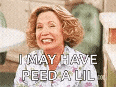 Woman Laughing Saying I May Have Peed A Little GIF