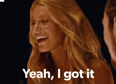 Woman Laughing Saying Yeah I Got It GIF