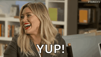 Woman Laughing Yup GIF