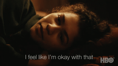 Woman Laying Down I Feel Like I'm Okay With That GIF
