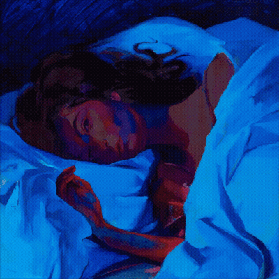Woman Laying In Bed With Blue Blanket GIF