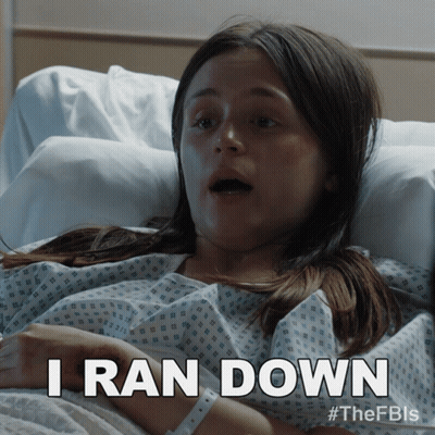 Woman Laying In Hospital Bed Saying Iran Down GIF