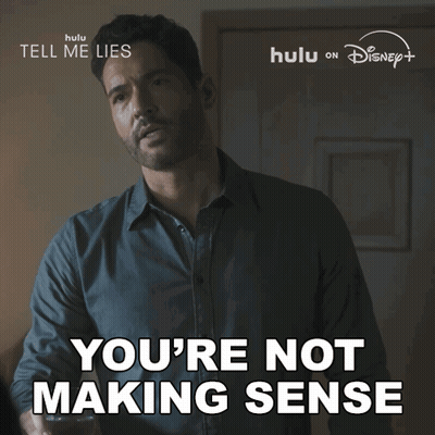 Woman Laying On Bed Saying It Make Sense To Me GIF