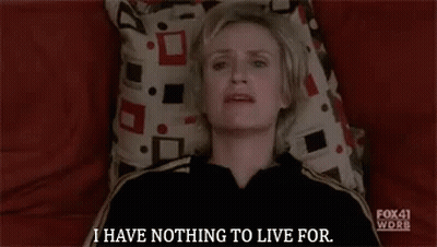 Woman Laying On Bed Says I Have Nothing To Live For GIF