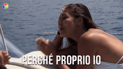 Woman Laying On Boat Perche Proprio Io GIF