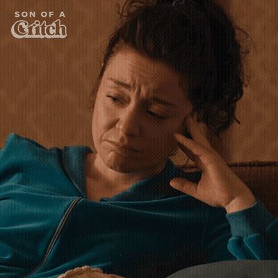 Woman Laying On Couch Saying Can You Change The GIF