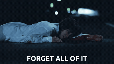 Woman Laying On Ground Saying Forget All Of It GIF