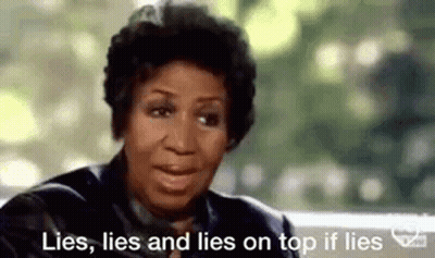 Woman Lies Lies Lies On Top If Lies GIF