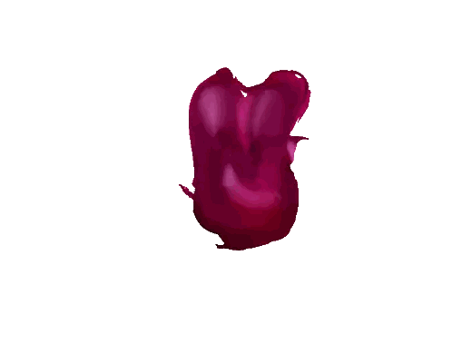 Woman Lips With Purple Lipstick Sticker