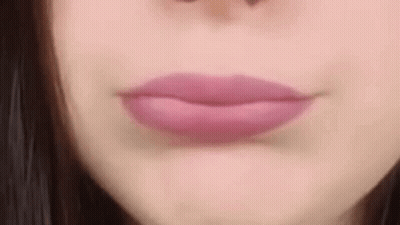 Woman Lips With Yellow Sweater