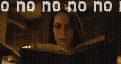 Woman Looking At Book Saying O No No No No GIF