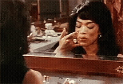 Woman Looking At Mirror GIF