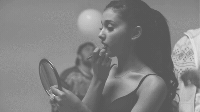 Woman Looking At Mirror GIF