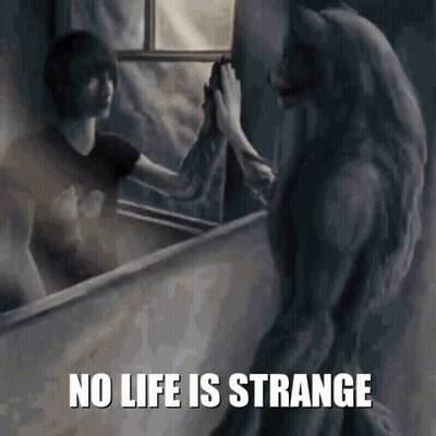 Woman Looking In Mirror No Life Is Strange GIF
