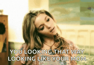 Woman Looking Like Her Mom GIF