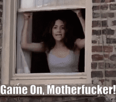 Woman Looking Out Window Game On Motherfucker GIF