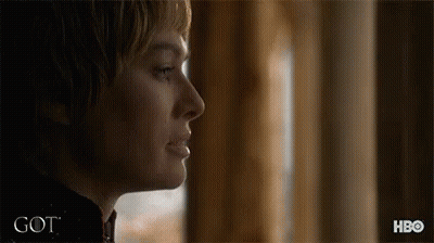 Woman Looking Out Window Got HBO GIF